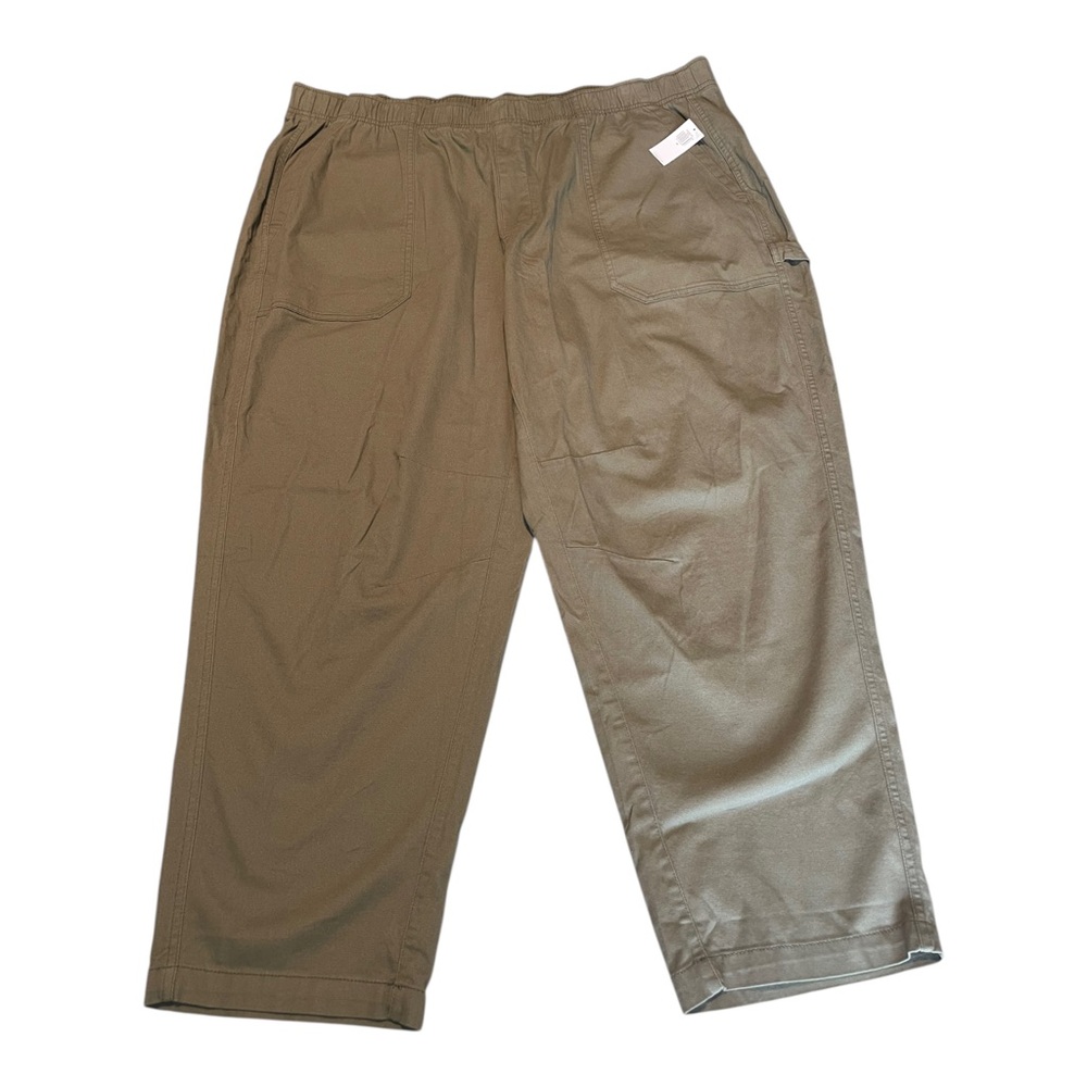 Old Navy NWT Pulla Utility Pants Women’s Plus 2X Green Stretch High Rise Crop